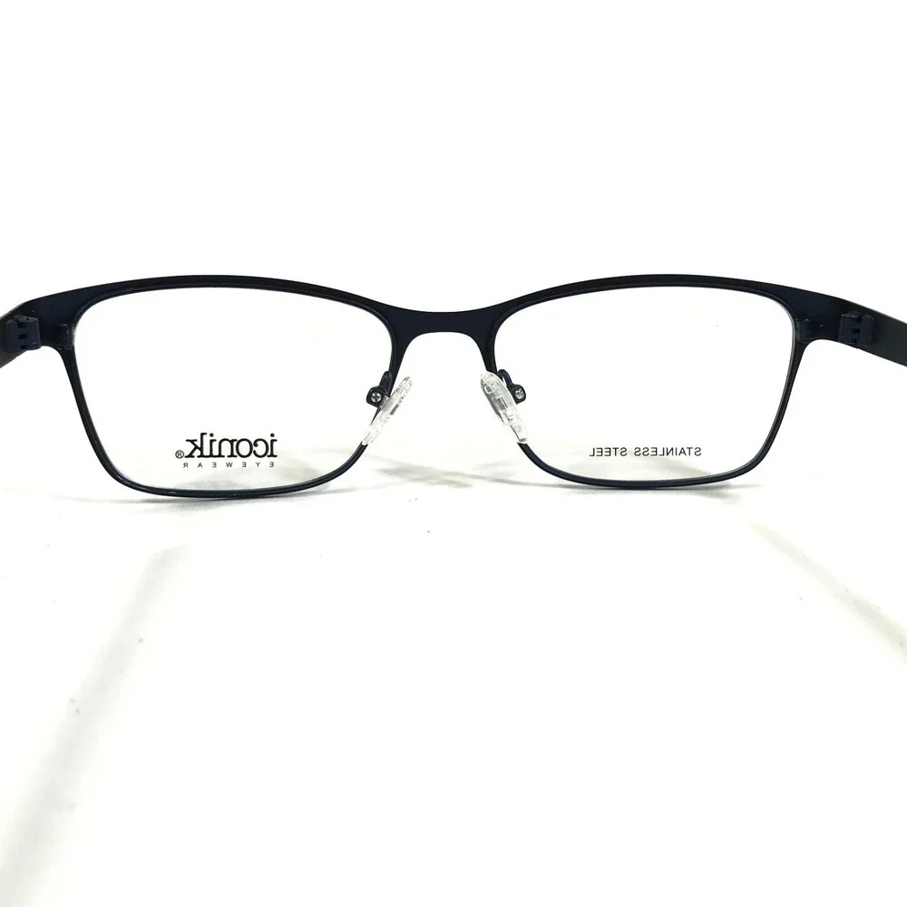 Iconik Eyeglasses Frames Jessica C02 Blue Square Full Rim 53-18-138